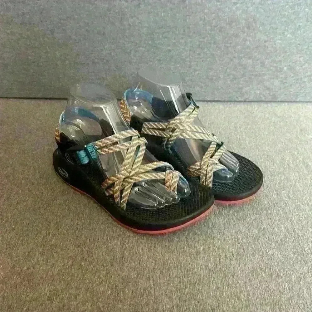 CHACO FIESTA ZX/2 CLASSIC DOUBLE STRAP MULTI-COLOR SPORT SANDALS WOMEN'S SZ 9 - Picture 5 of 13